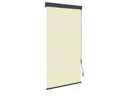 Outdoor Roller Blind, Outdoor Roller Blinds Vidaxl Creme Tecido (80 X 250 Cm)