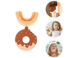 Escova de Dentes Silicone em Formato U, com Desenho Animado, Ferramenta para Limpeza Dos . GOKOCO