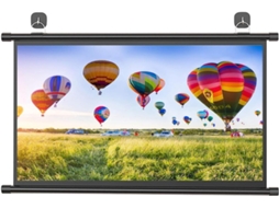 Tela de Projeção 50'' 16:9 Hd Portátil, para Uso Doméstico e Externo