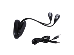 2026 lâmpada Led Flex 2 Braços Clip para Leitura e Tablet com 4 Luzes