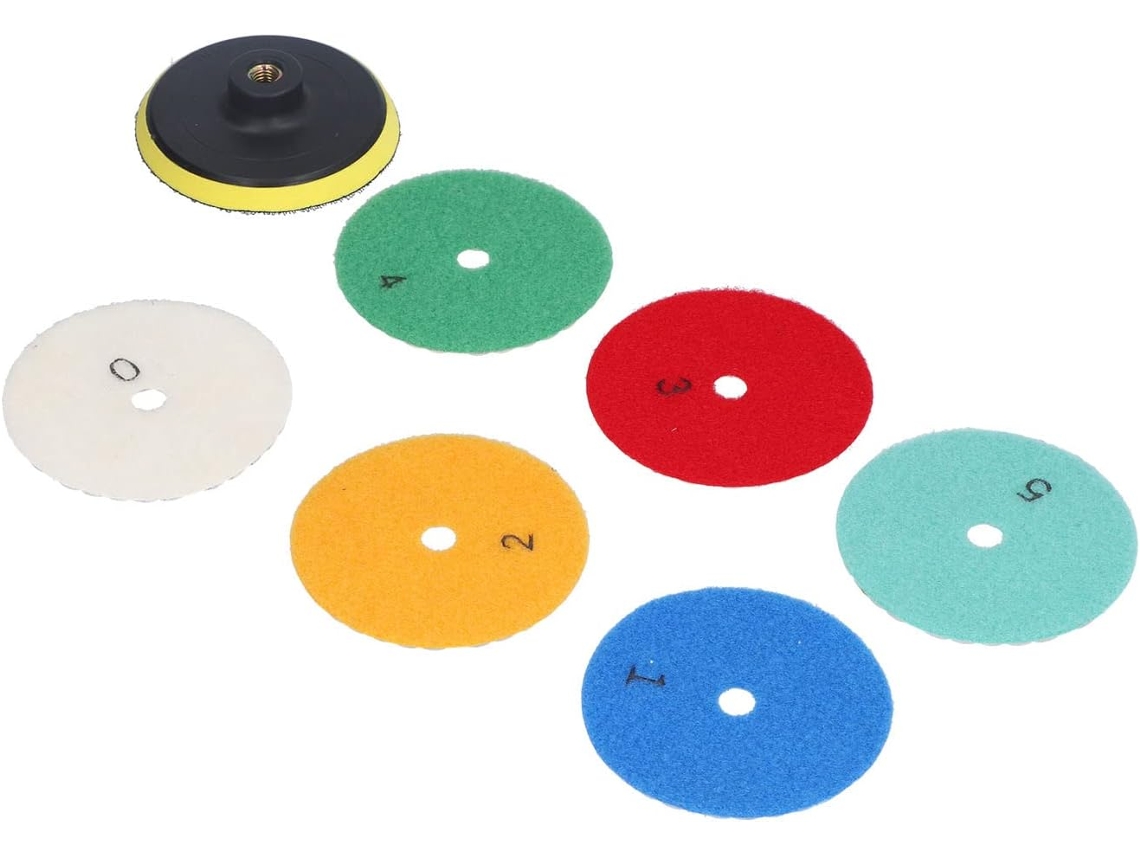 Kit De Discos Polimento Diamantados A Seco, Com Grãos Ligados Resina,