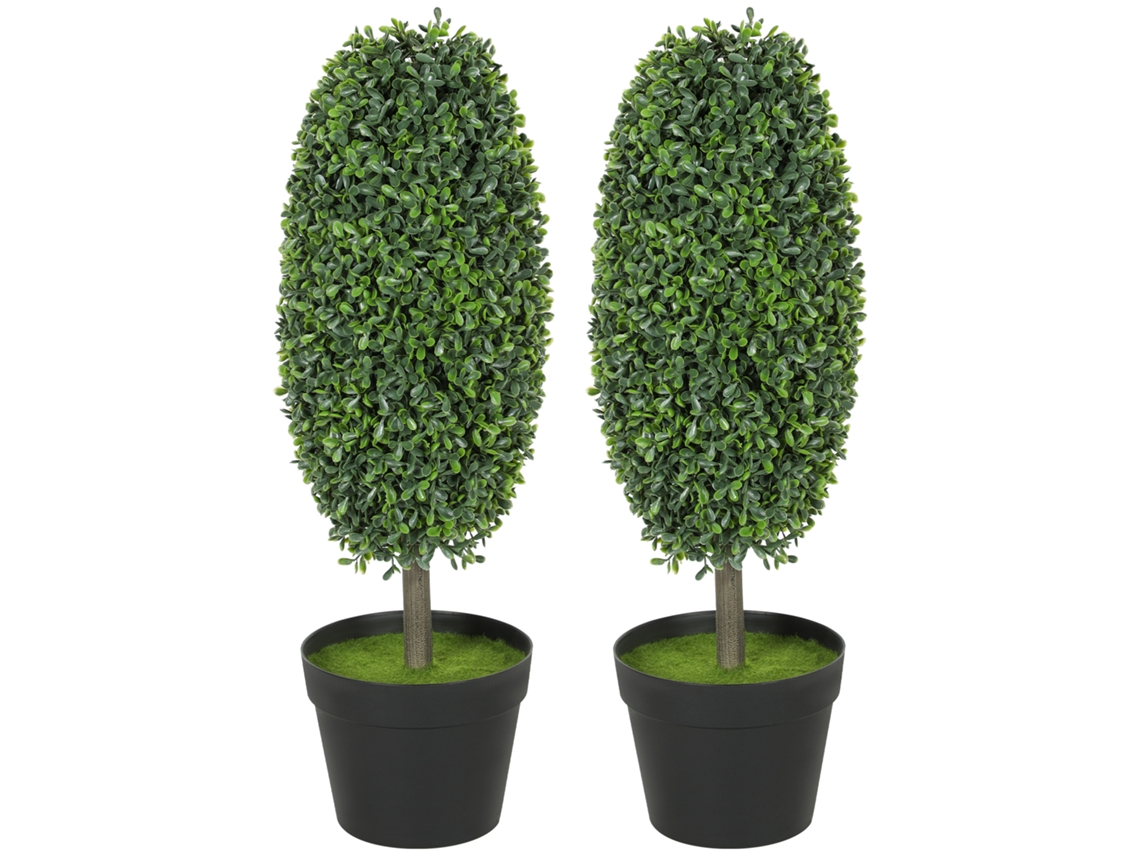 Planta Artificial EOOCOO (uv resistente, 2 pçs)