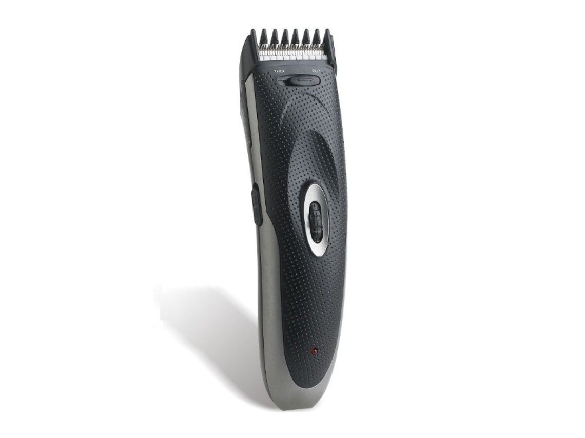 Máquina De Cortar Cabelo / Barba Wireless Pritech Pr 1608 Preto Cinzento