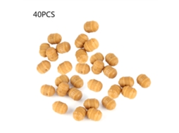 Fish Bait (wild Fishing, Floating Fish Luring) Tiger Dung-shaped Pellets Freshwater Fishing Tackle Small Size 1.3cm