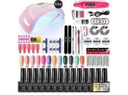 2025 Nail Set 54w Uv Lamp For Manicure With Gel GOKOCO