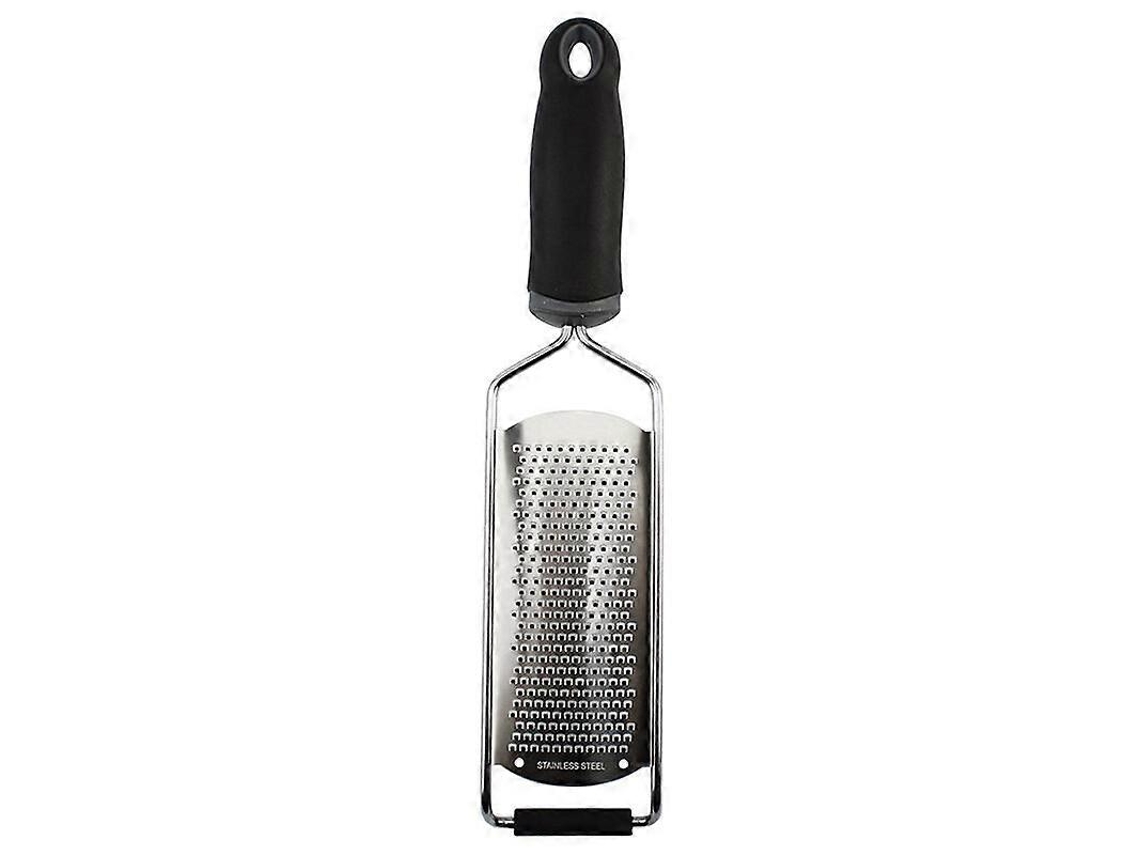 Ralador De Queijo Cozinha, Aço Inoxidável Cabo Ergonômico Em Tpr Fácil Ralar Ou Aplainar Aquaforge (preto)