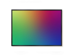 Magnetic Board Blue Gradients For The Living Room Espelharte (70x50 Cm)