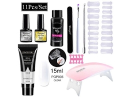 Conjunto de Manicure com Lâmpada Led 54 W, Unhas 20.000 Rpm, Máquina Broca para Unhas, Kit D e Gel Uv GOKOCO