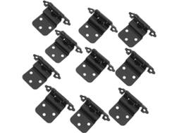 Conjunto De 10 Dobradiças Reforçadas Semi-ocultas Para Armários, Em