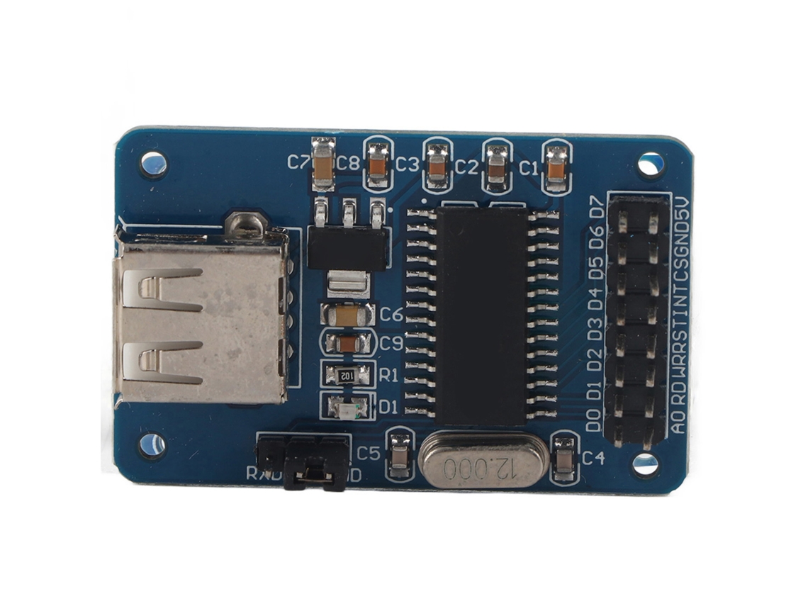 Módulo de Interface USB CH376s para Leitura e Gravação de Pen Drive com 8 Bits