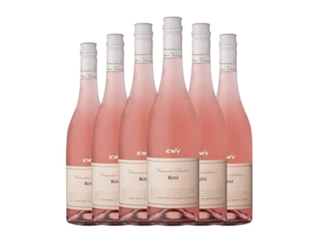Vinho rosé KWV Shiraz Rosé Syrah Western Cape (0.75 L - 6 Unidades)