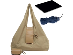 Bolsa de Couro Generico Transporte em Pu 50 X 60 Cm, Expansível, com Chaveiro Metal CHABERLU