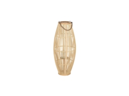 Castiçais Home Esprit Natural Castanho Claro Bambu 35 X 35 X 85 Cm