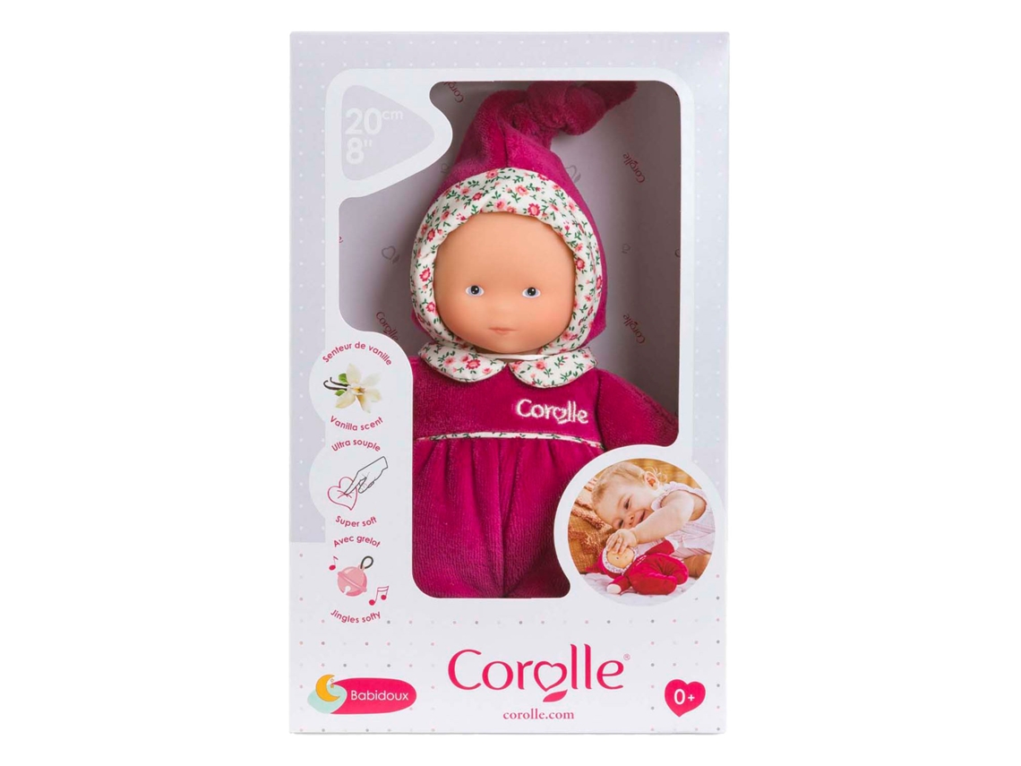 Boneca Corolle Rosa Grenadine 20cm Boneca Macia Para Bebês