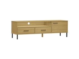 Tv Cabinet, Tv Cabinets Vidaxl Marrom Madeira De Pinho (n/a)