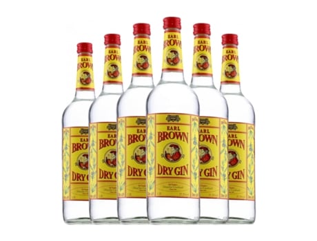 Gin WILHELM BRAUN Earl Brown Dry Gin (1 L - 6 Unidades)
