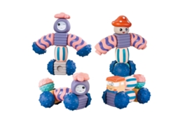 Primerox conjunto de Blocos de Construção para Bebês: Brinquedos Educativos e de Quebra cabeça