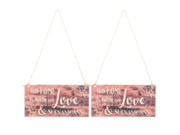 Placa De Madeira De Boas-vindas Laxiscreed Para Decoração E Entrada Com Estilo Natural