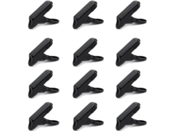 12 Presilhas de Plástico, Presilha para Corda Refletora Barraca, Tensionadoras Lona, Ajustador Velcro Guarda sol Camping e Jardim AQUAFORGE
