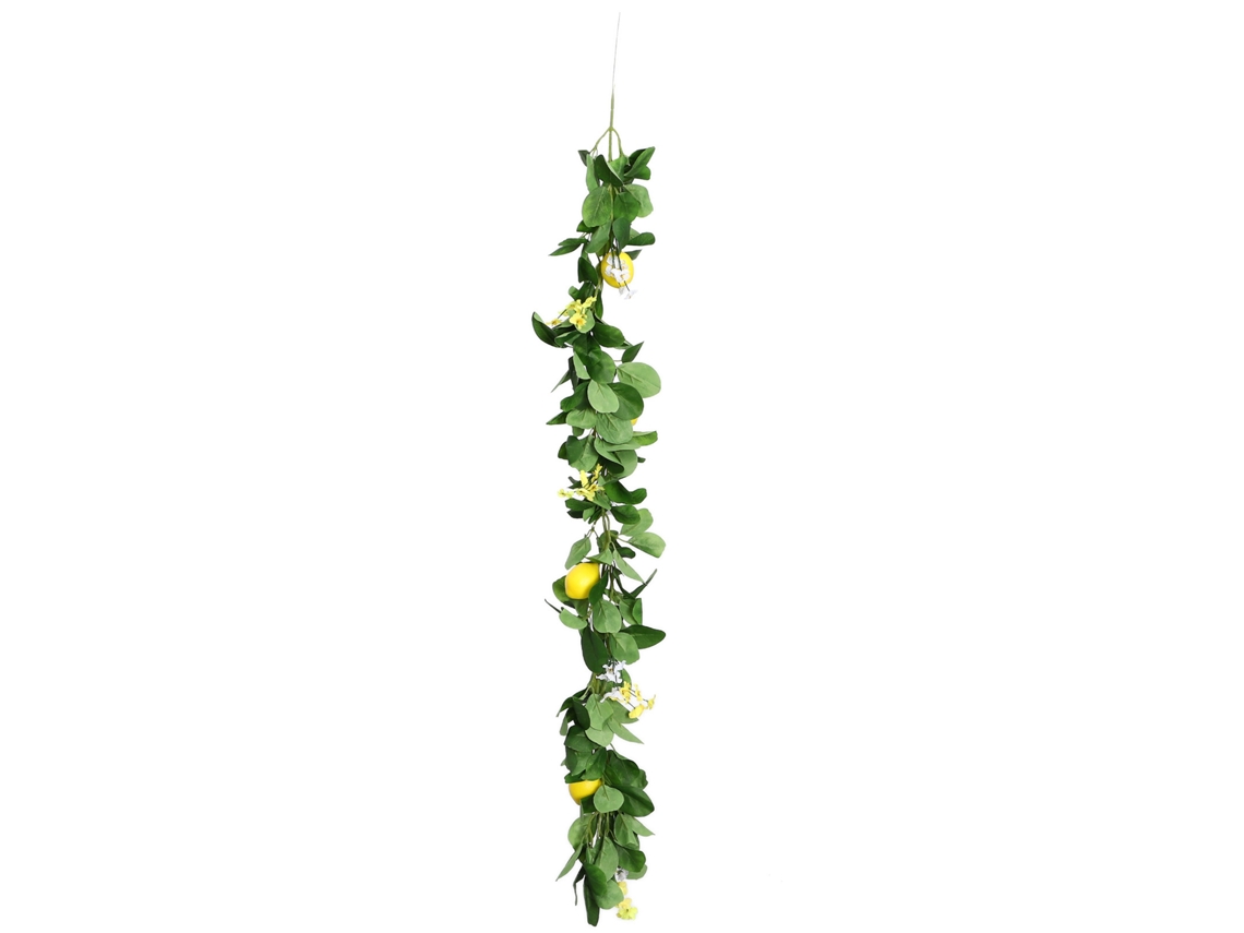 Laxiscreed Planta Artificial Limão Verde Para Decoração, Vinha De 110cm, Estilo B