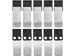 Conjunto De 10 Clipes Metálicos Retrô, Design Simples, Aço Inoxidável, Para Prender Contas E Fotos, Ideal Para Escola E