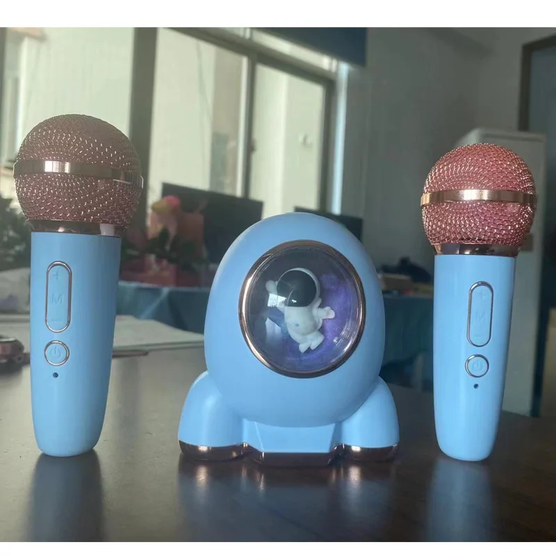 Caixa de Som Bluetooth Sem Fio para Karaokê com Microfone. MDUG