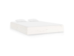 Bed Frame, Bed Frames Vidaxl Branco Madeira (140 X 200 Cm)