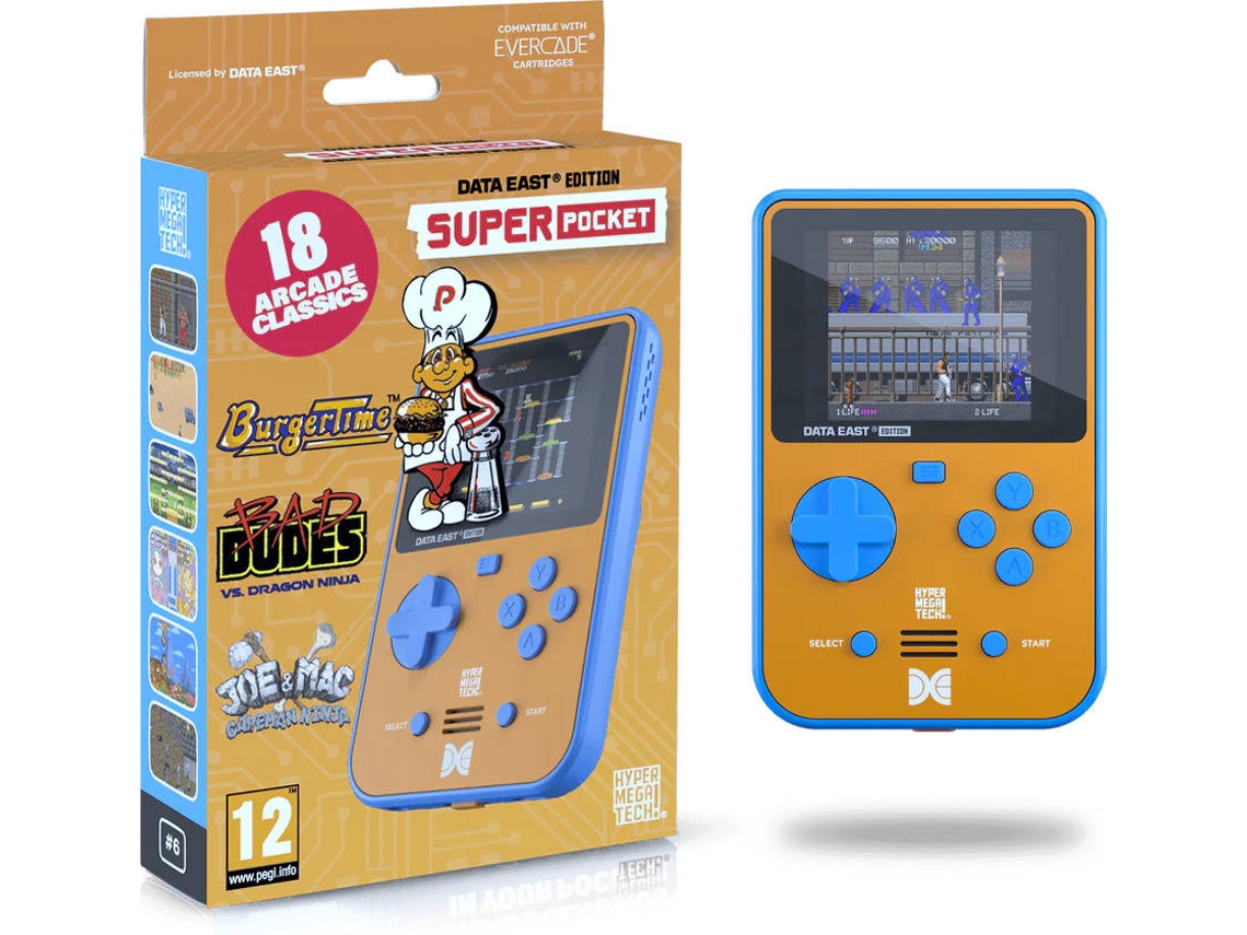 Consola Portátil HYPERMEGATECH! Data East Edition Super Pocket