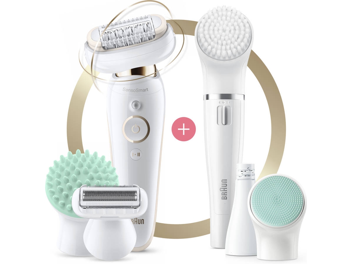 Depiladora BRAUN Silk Épil 9300 BS (Arranque - Multi-zonas - Recarregável)