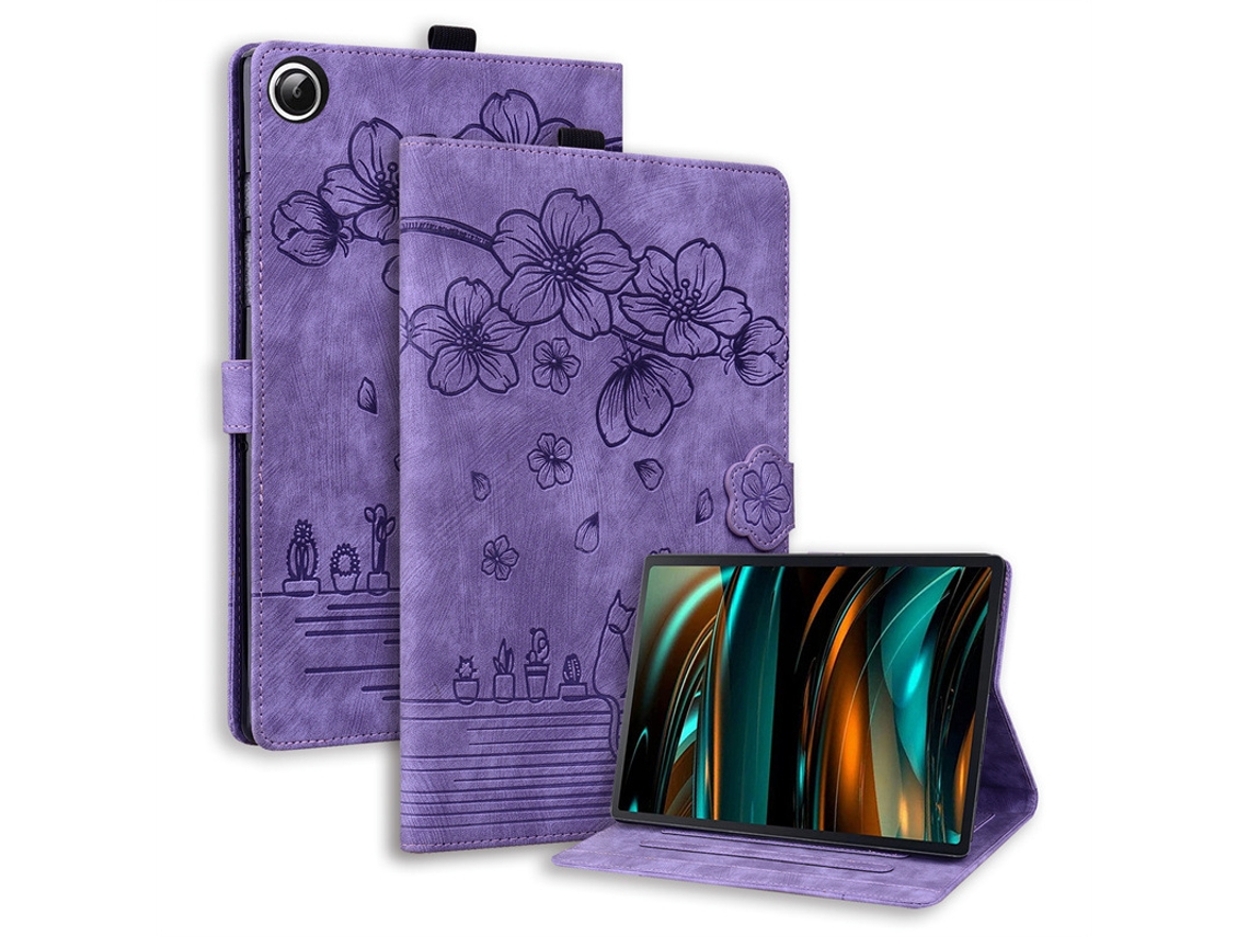 Capa Protetora Para Tablet Com Cobertura Total, Ideal Para Uso Comercial.roxo Samsung A9/8 Polegadas Ushion