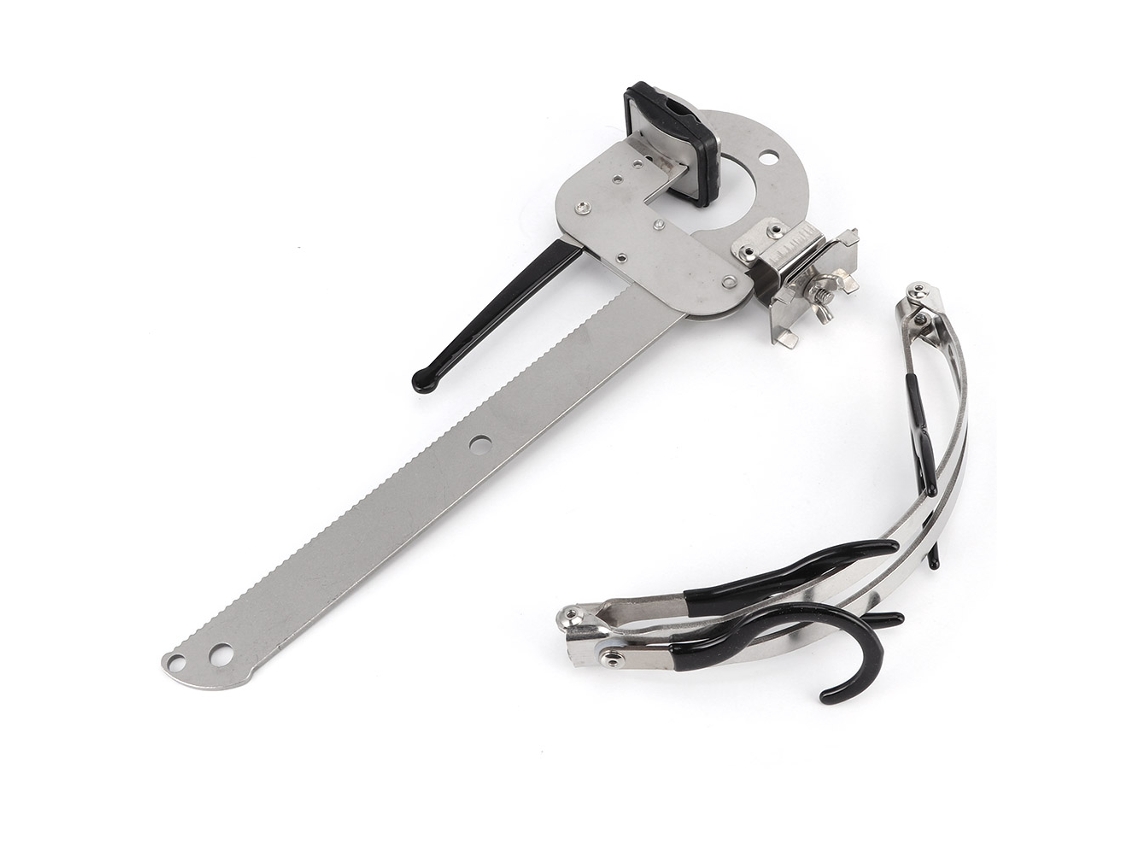 Suporte de Pesca Dobrável Inox para Gelo e Ponte
