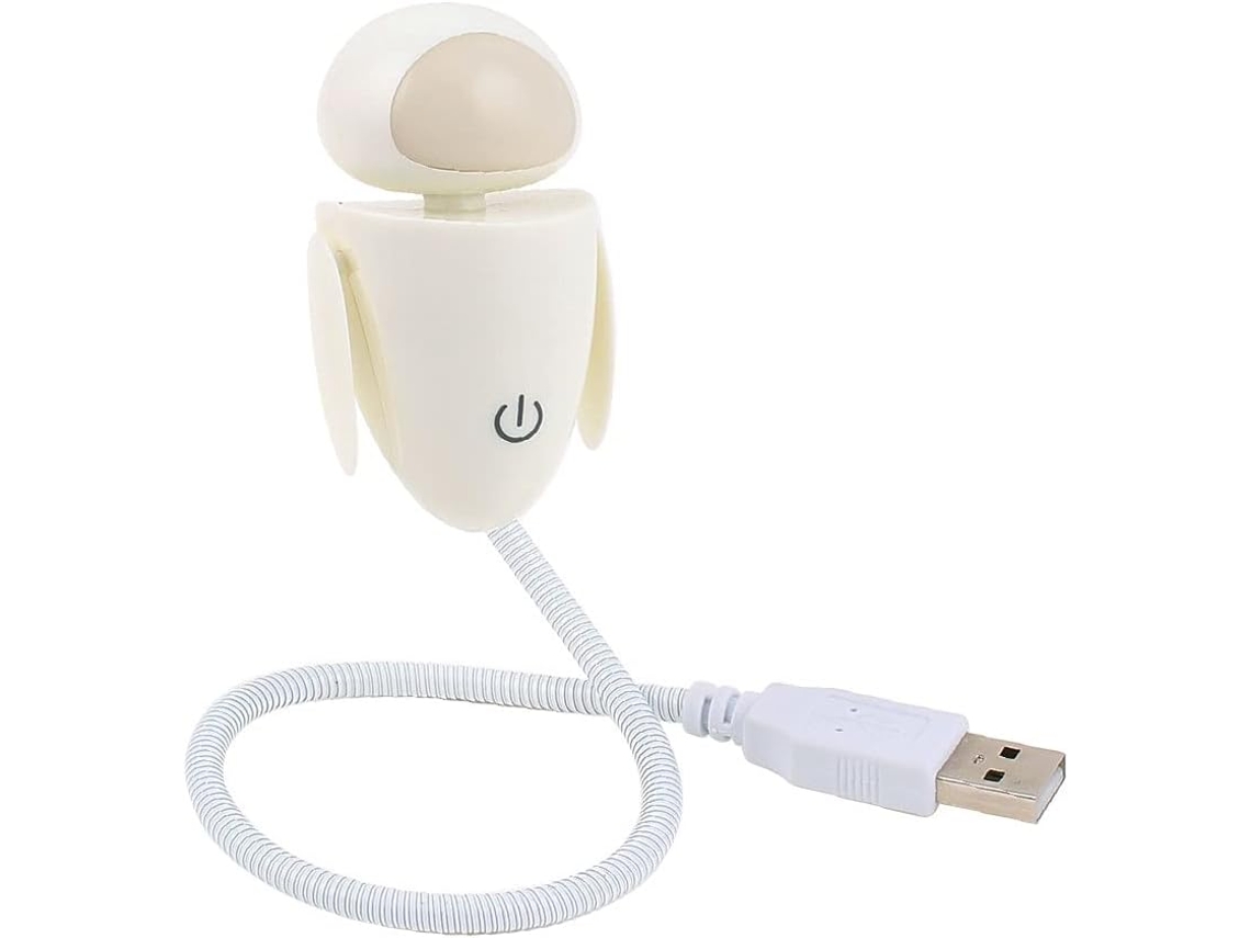 Flexível Usb Led Robô Bebê Night Light Teclado Portátil Lampada De