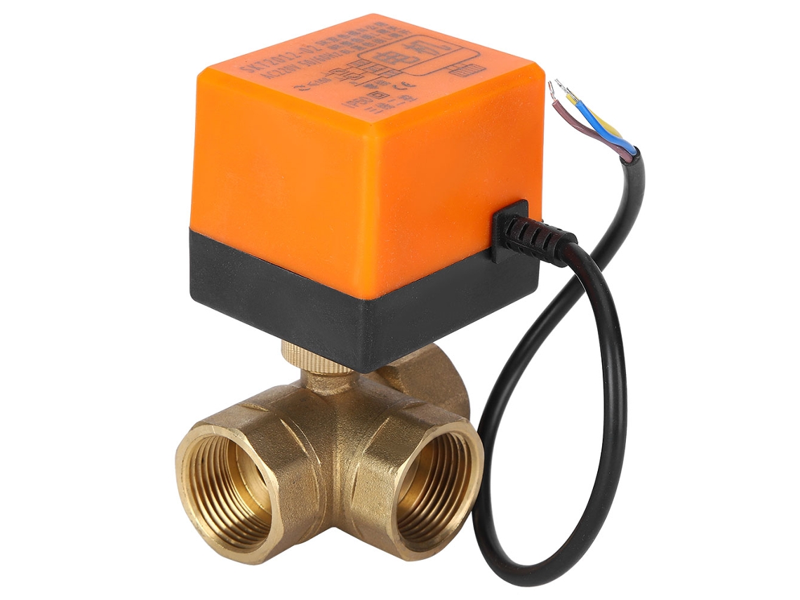 Válvula Elétrica De Esfera Laxiscreed L-type 6w Para Automação De Água E Gases