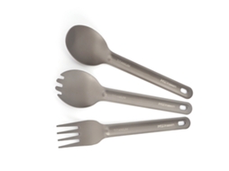 Conjunto Colher Garfo Camping Inox Reutilizável