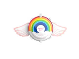 Mochila Tanque Água Rainbow 2l Brincadeira Praia Verão