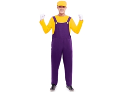 Fato de encanador amarelo para homem