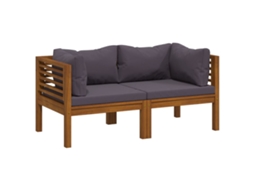 Garden Lounge Set, Garden Lounge Sets Vidaxl Cinzeto Madeira De Acácia (n/a)