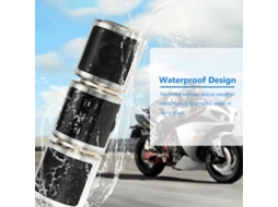 Altavoz bluetooth para motocicleta, resistente à água ip54, 12 V, com suporte para guidão, fm, mp3, 3 W