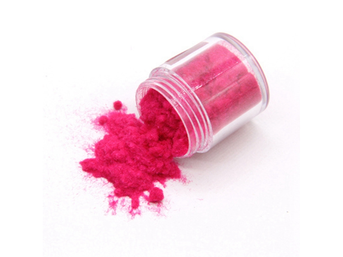 Pó De Unhas De Veludo Silk Fashion Para Arte De Unhas Acessórios Diy Decoração Cor Rosa Vermelha