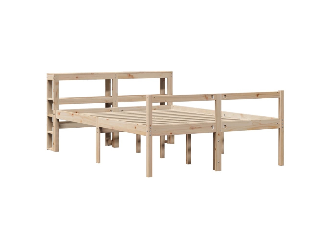 Senior Bed, Senior Beds Vidaxl Marrom Madeira De Pinho (120 X 200 Cm)