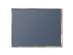 Magnetic Board Chestnut Brown For The Living Room Espelharte (80x60 Cm)