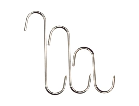 Gancho carnicero 12cm. inox. caja 10