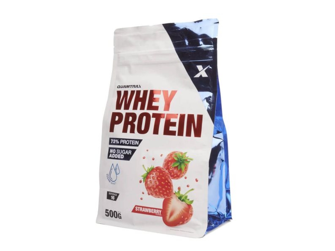 100% Whey Protein 500g Nueva Fresa da QUAMTRAX