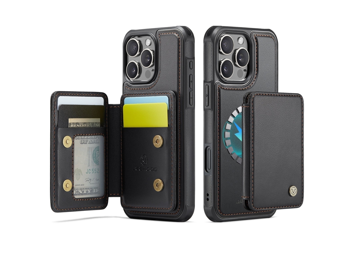 Capa Para Samsung Note 20 Resistente A Quedas Com Resistente A Quedascartão Slots Magnético Destacável Preto