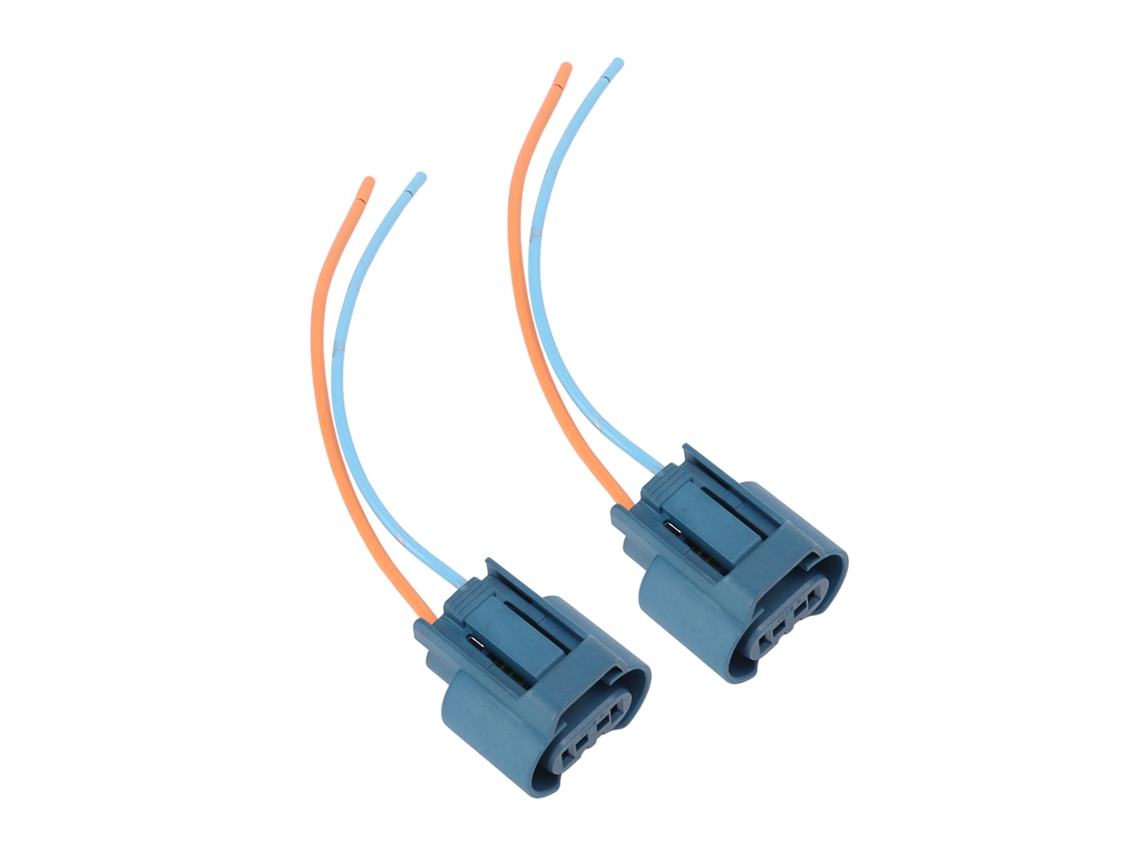 2pcs Conector de Farol 9005 3 Fio de Ligação Abs 12v 10a para Reboque Veículos Bicicletas Barcos
