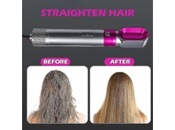 Modelador De Cabelo Elétrico Yaju 5 Em 1: Secador De Cabelo, Modelador De Cachos, Alisador Automático, Escova Secadora Para Cabelo Seco E Molhado