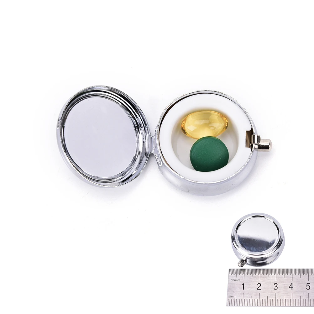 Estojo Organizador De Comprimidos Dobrável Com 6 Compartimentos, Ideal Para Viagens, Medindo 85* 35* 15mm