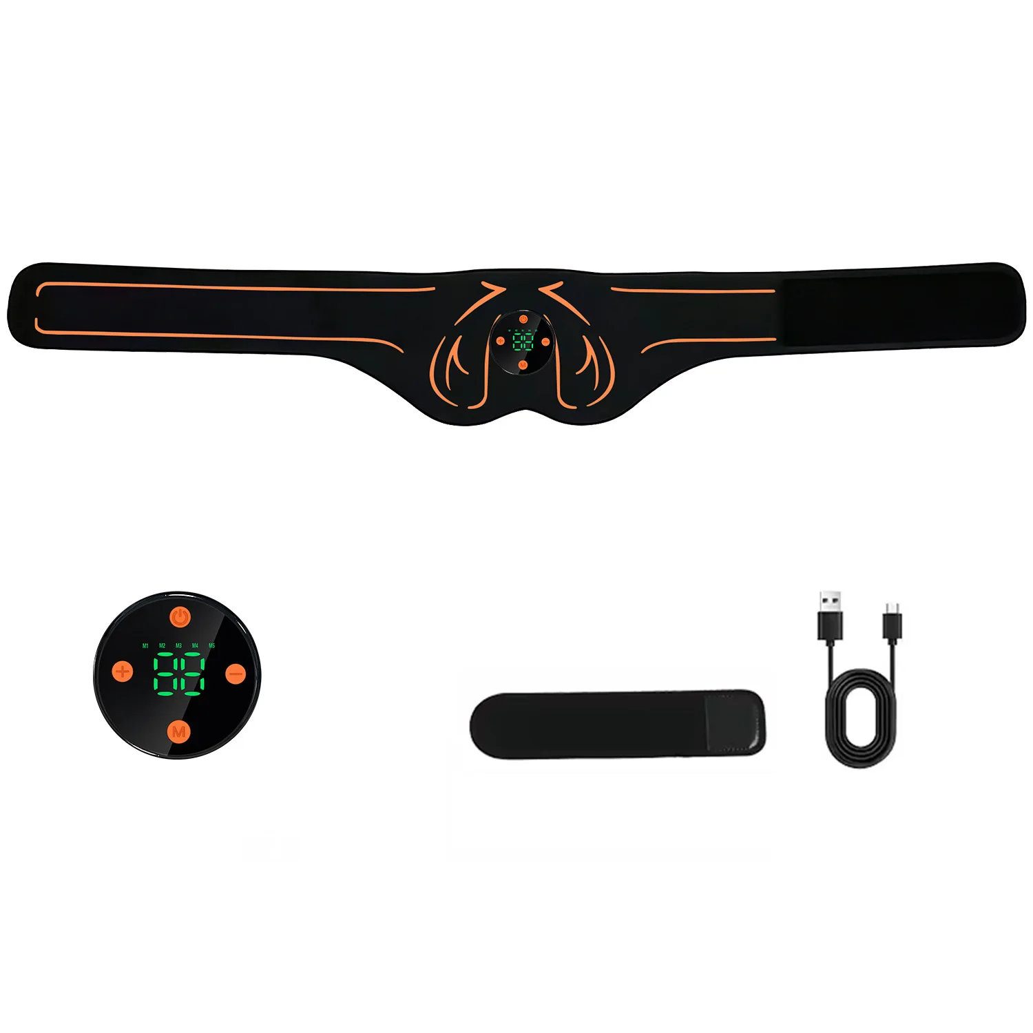 (laranja) Equipamento De Ginástica Inteligente Para Massagem E Modelagem Do Quadril