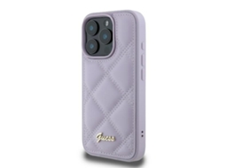 Capa Logótipo para iPhone 16 Pro GUESS Rígida Roxo