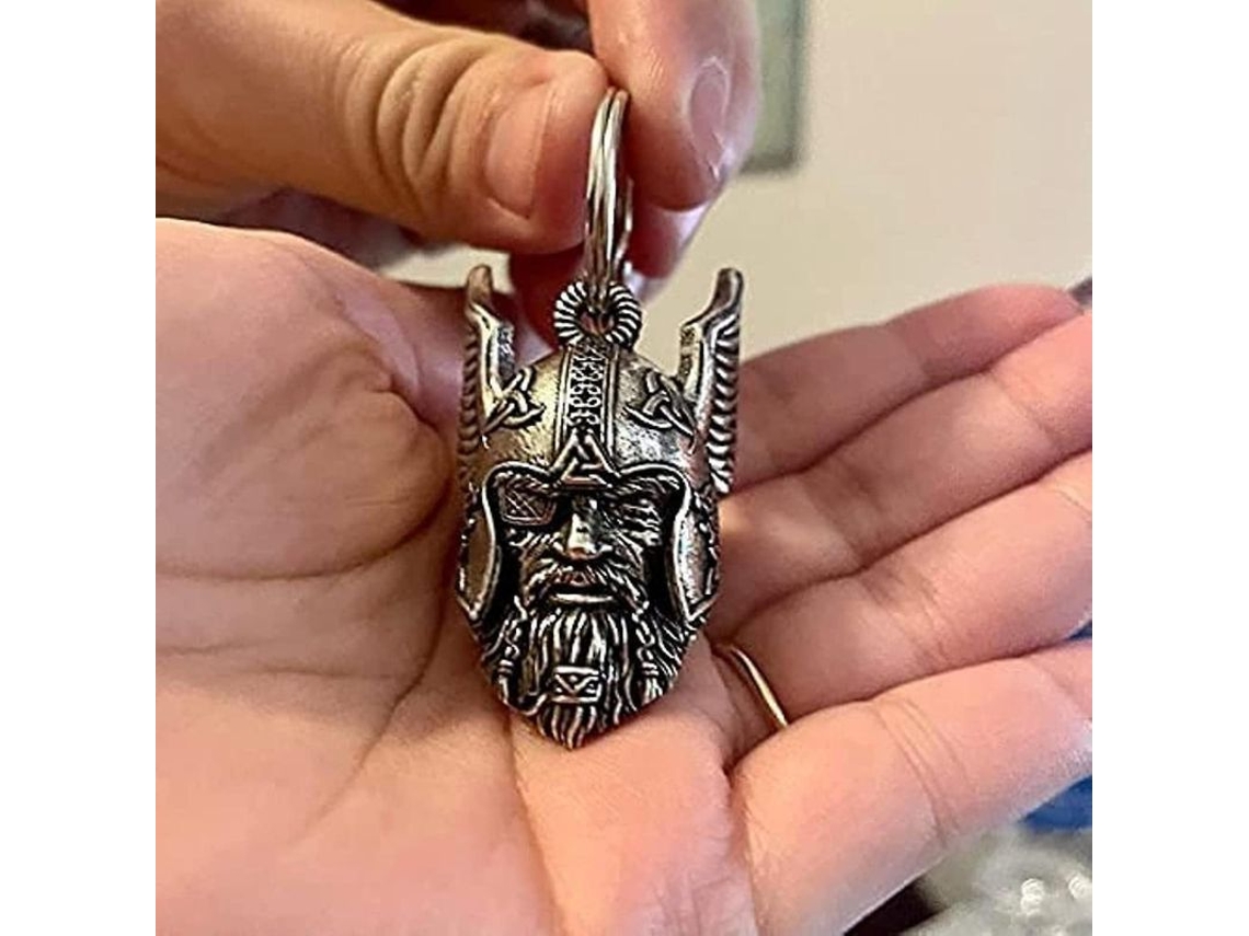 2026 campana Guardian Vikinga de Odín, Amuleto de Buena Suerte, Regalo para Moteros, Aleja La Mala Suerte Szy